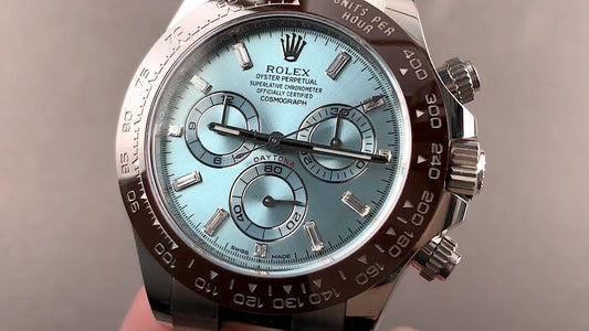 Hands on Rolex daytona Ice Blue from BT factory just over 700 usd