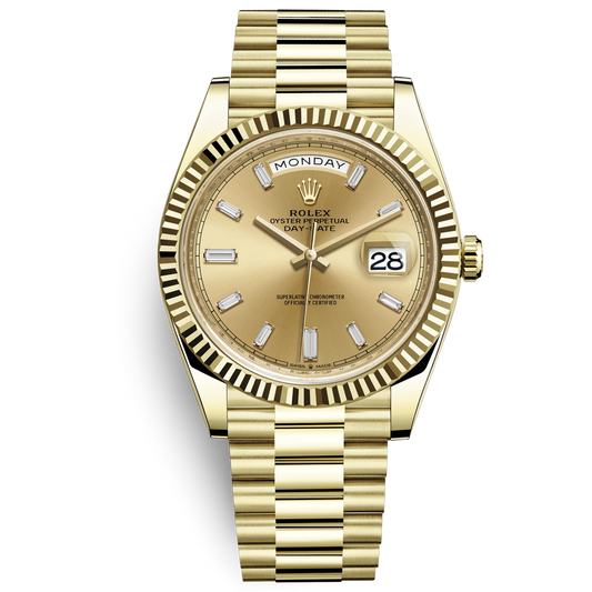 Hands on Rolex Day Date 228238 Cover 18k Yellow Gold for over 1000 usd