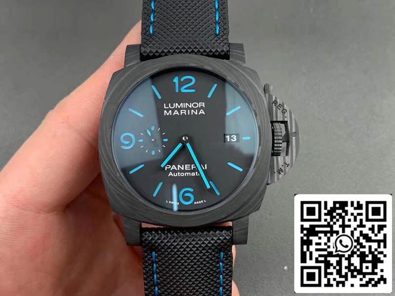 Panerai Luminor PAM01661 1:1 Best Edition VS Factory Black Carbon Swiss P9010