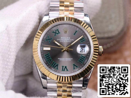 Rolex Datejust M126333-0020 1:1 Best Edition TW Factory quadrante grigio svizzero ETA3235