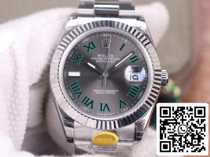 Rolex Datejust M126334-0021 1:1 Mejor Edición TW Factory Esfera Gris Suizo ETA3235