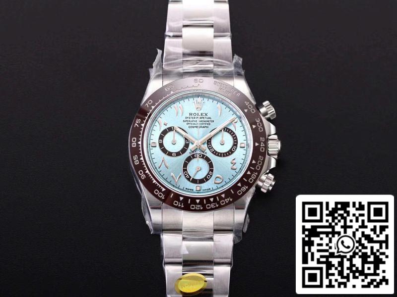 Rolex Daytona M116506-0004 1:1 Mejor edición Noob Factory esfera azul suizo ETA4130