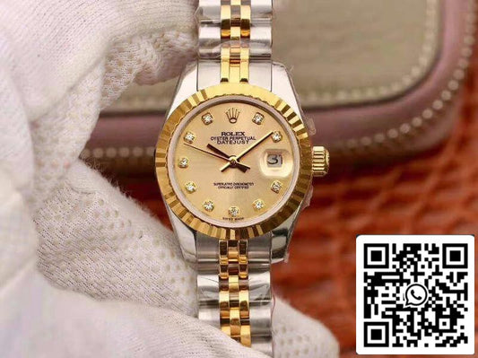 Rolex Lady Datejust 28MM 1:1 Migliore edizione svizzera Movimento NH05 originale importato Quadrante in oro 18 carati