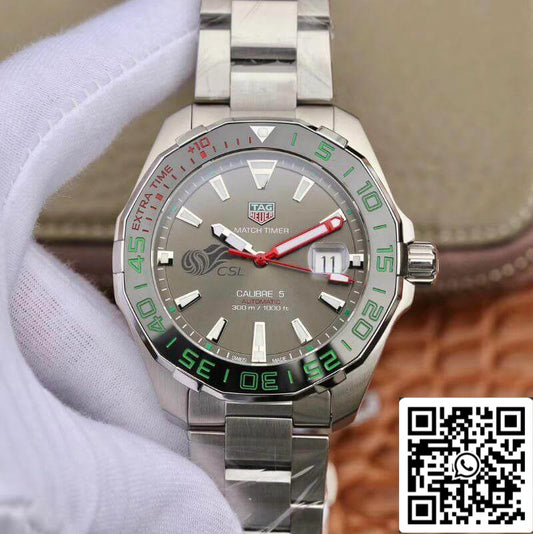 Tag Heuer Aquaracer Calibro 5 Chinese Super League 43mm 1:1 Best Edition in acciaio inossidabile