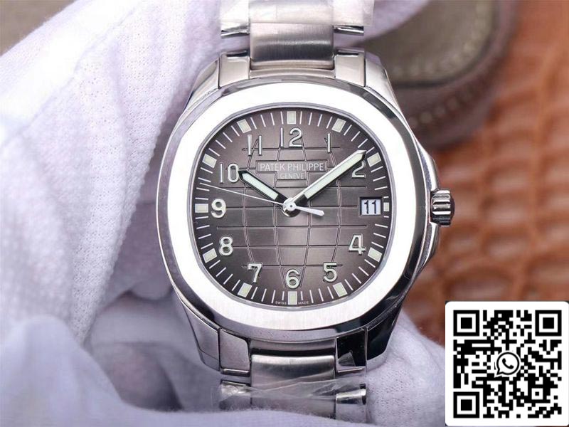 Patek Philippe Aquanaut 5167/1A-001 1:1 Mejor Edición ZF Factory Esfera Gris Suizo ETA324