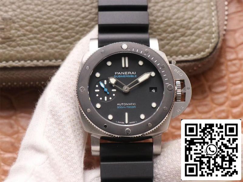 Panerai Sumergible PAM00683 1:1 Mejor edición VS Factory Esfera negra Suiza P9010