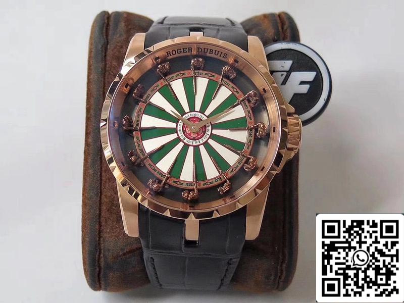 Roger Dubuis Excalibur RDDBEX0398 1:1 Migliore edizione ZF Factory Oro rosa svizzero ETA8215