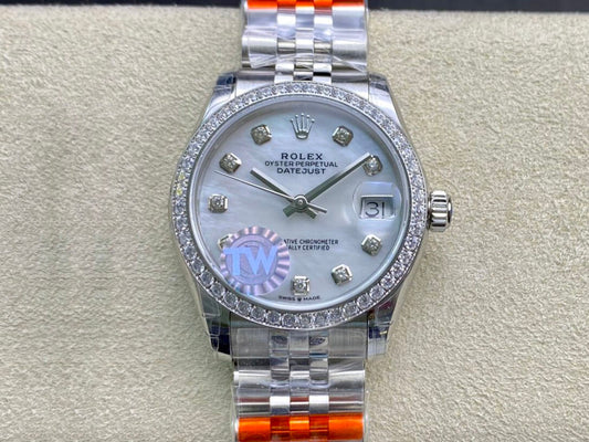 Rolex Datejust M278384RBR-0008 1:1 Mejor edición TW Factory Esfera de nácar