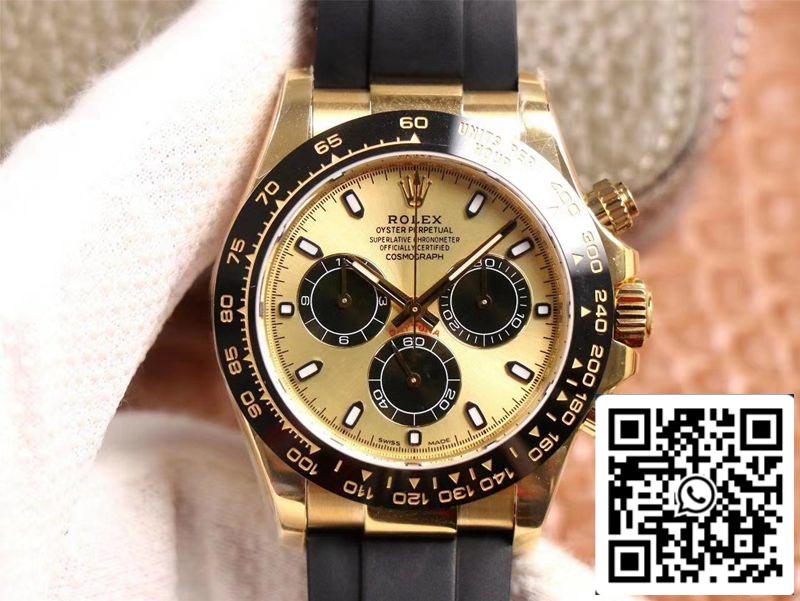 Rolex Daytona M116518LN-0048 1:1 Best Edition Noob Factory Champagne Dial Swiss ETA4130