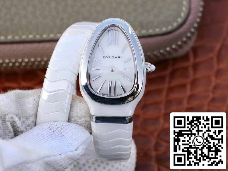 Bvlgari Srpenti Spiga 102613 1:1 Best Edition BV Factory Movimento al quarzo svizzero in acciaio argentato