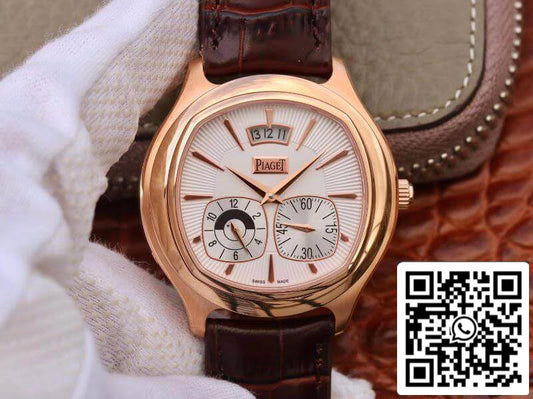 Piaget Black Tie Emperador G0A32017 Orologi meccanici 1: 1 Best Edition SWISS 850P quadrante bianco in oro rosa 18 carati