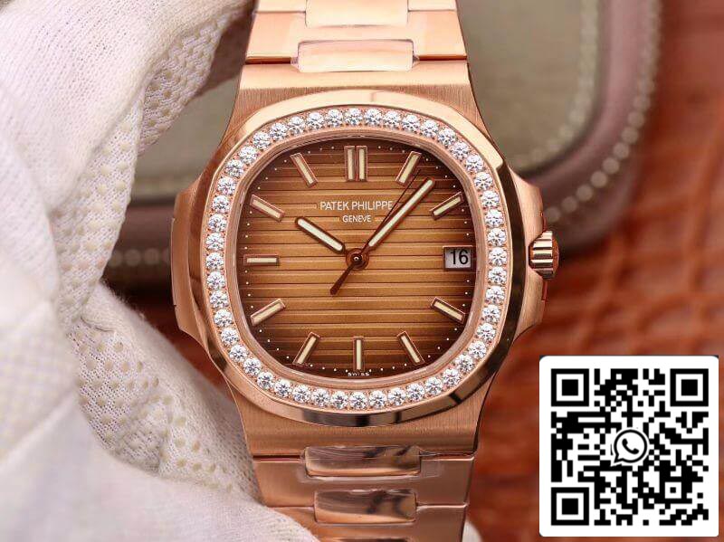 Patek Philippe Nautilus 5711 PF factory V2 Relojes para hombre 1:1 Mejor edición suizo ETA324 Esfera de oro rosa