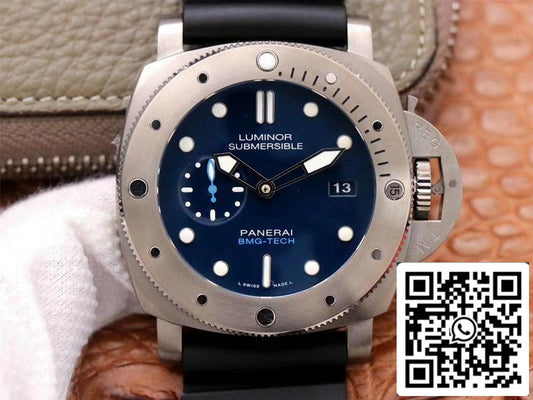 Panerai Submersible PAM00692 1:1 Best Edition VS Factory quadrante blu svizzero ETA9010