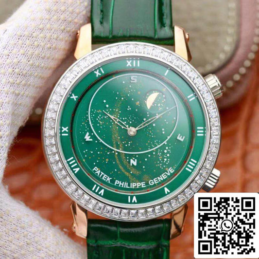 Patek Philippe Grand Complications 5102PR TW fábrica 1:1 Mejor Edición Suiza ETA240 Color Verde