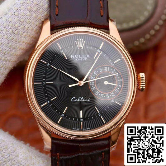 Rolex Celini 50515 MKS Factory Relojes para hombre 1:1 Mejor edición Swiss ETA2836 Dial negro