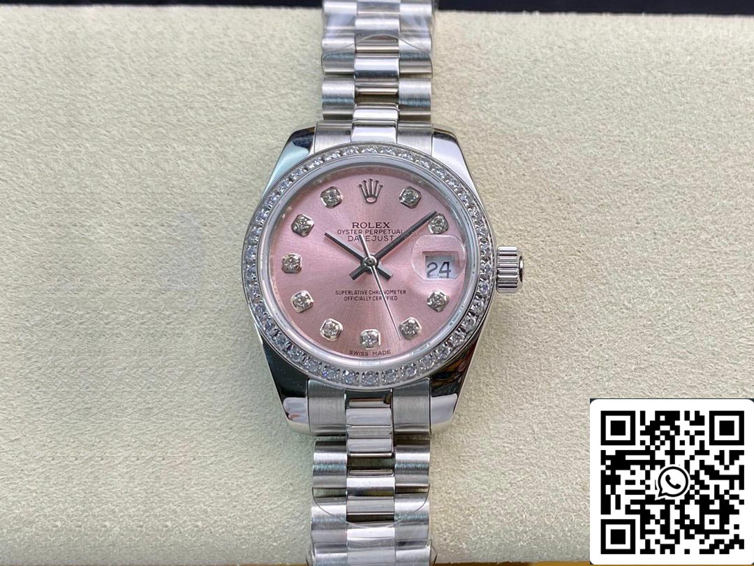 Rolex Datejust M279139RBR-0005 28MM 1:1 Mejor edición BP Factory esfera rosa