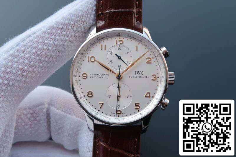 Cronografo IWC portoghese IW371445 ZF Factory 1:1 Best Edition svizzero ETA79350