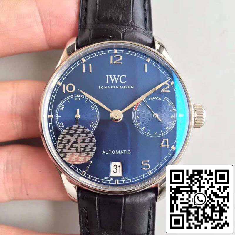 IWC Portugués IW500703 ZF Factory Relojes Mecánicos 1:1 Mejor Edición Suizo ETA52010