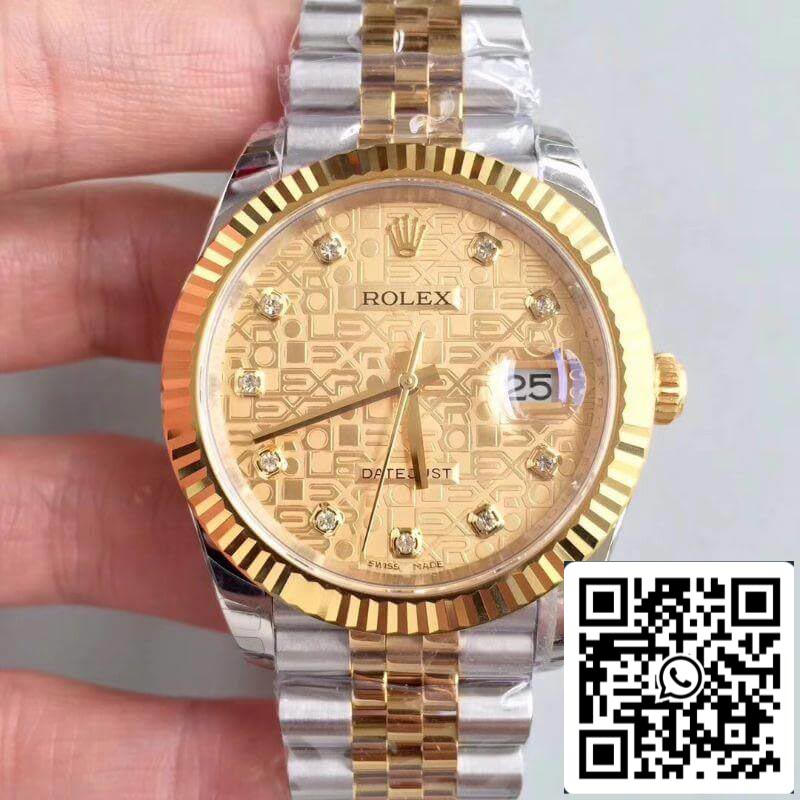 Rolex Datejust 41 126333-0003 EW Factory 1:1 Best Edition Swiss ETA3235 904L brazalete Jubilee de acero inoxidable