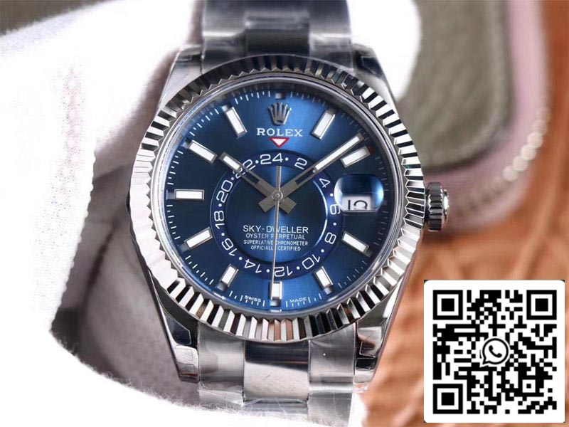 Rolex Sky Dweller M326934-0003 Best 1:1 Edition Noob Factory Blue Dial