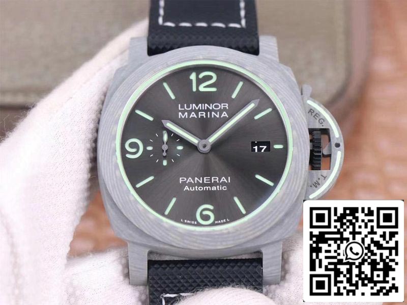 Panerai Luminor PAM01119 1:1 Best Edition VS Factory Carbon Fiber Swiss P9010