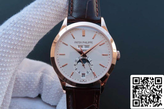 Patek Philippe Calendario anual de complicaciones 5396G KM Factory 1:1 Mejor edición Suiza ETA324S Oro rosa