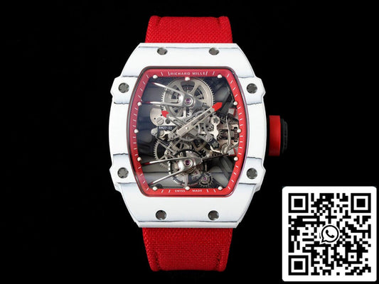 Richard Mille RM27-02 Rafael Nadal Tourbillon 1:1 Mejor Edición RM Factory Correa Roja