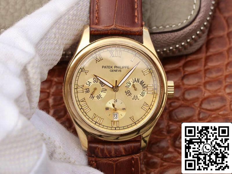 Patek Philippe Complicazioni Calendario annuale 1:1 Best Edition Swiss ETA315SQA Quadrante in oro