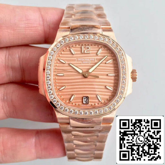 Patek Philippe Ladies Nautilus 7118/1200R PF Factory 1:1 Best Edition Swiss ETA324