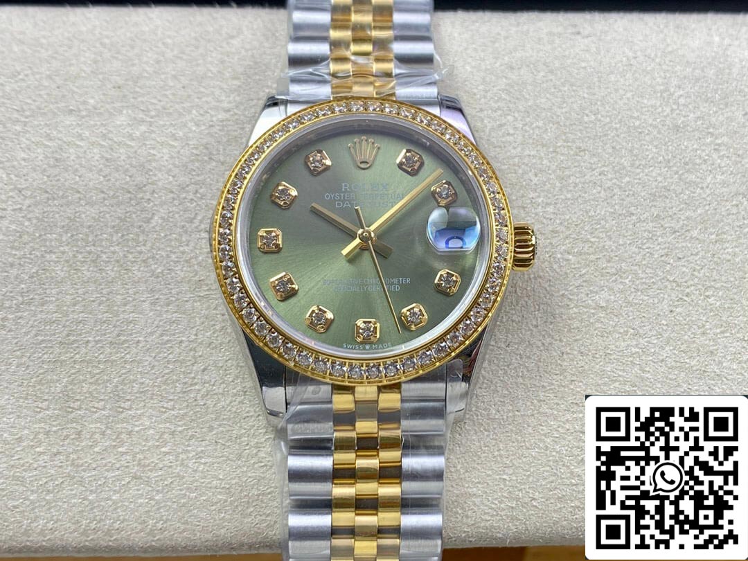 Rolex Datejust M278383RBR-0030 31MM 1:1 Mejor edición EW Factory Bisel de diamantes