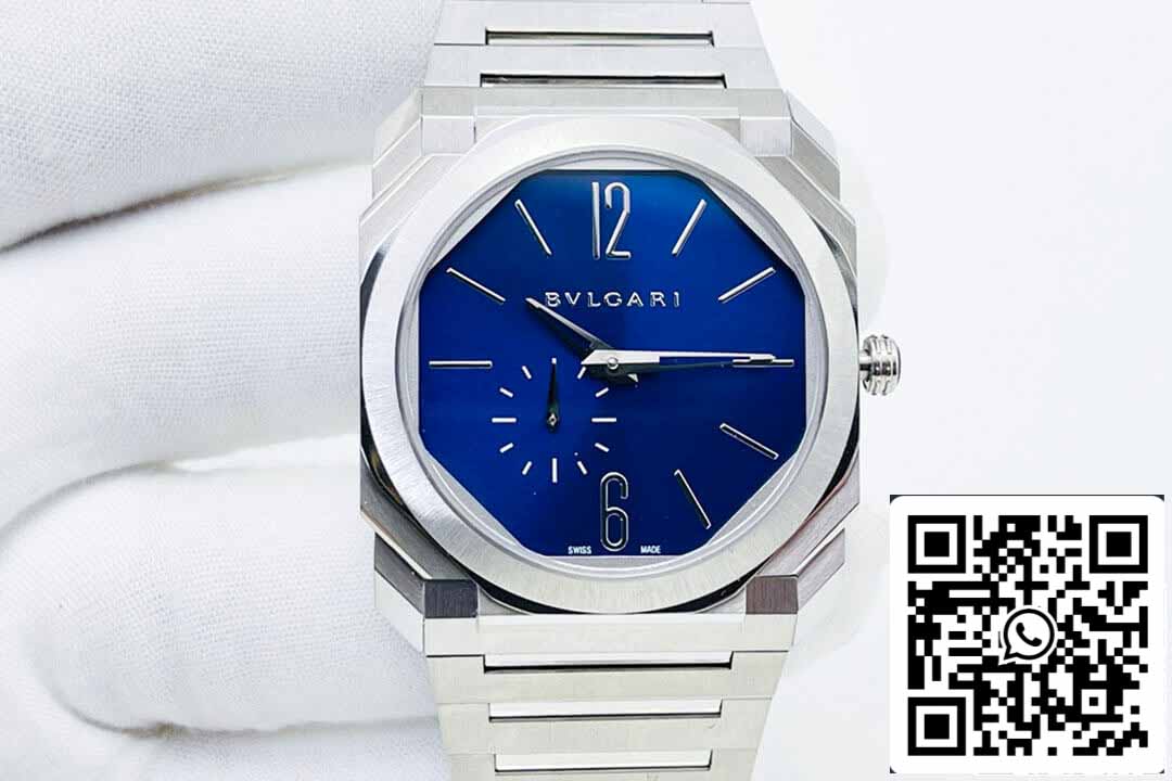 Bulgari Octo Finissimo 103431 1:1 Best Edition BV Factory quadrante blu