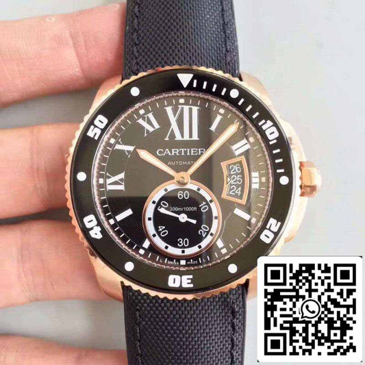 Calibro De Cartier Diver W7100052 JF Factory 1:1 Migliore edizione svizzera ETA9015