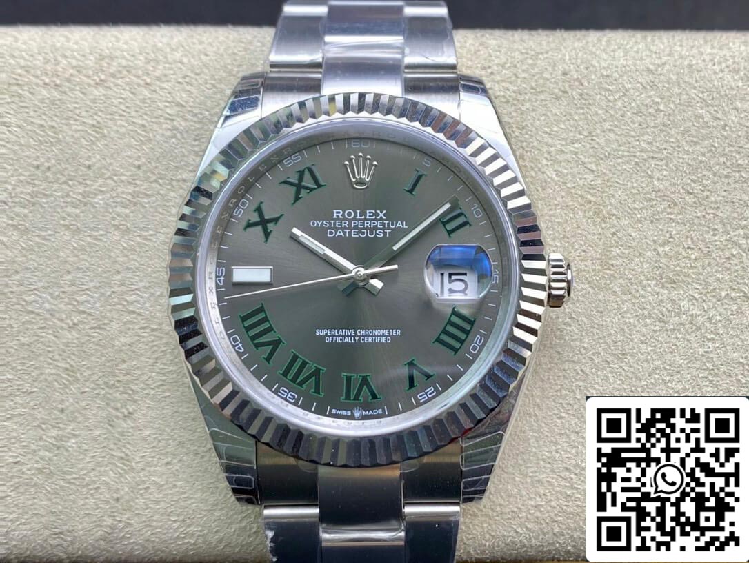 Rolex Datejust M126334-0021 41MM 1:1 Best Edition EW Quadrante grigio fabbrica