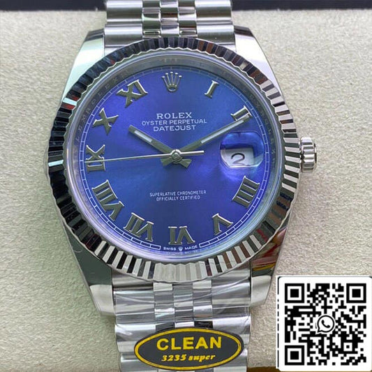 Rolex Datejust M126334-0026 1:1 Mejor edición Clean Factory esfera azul