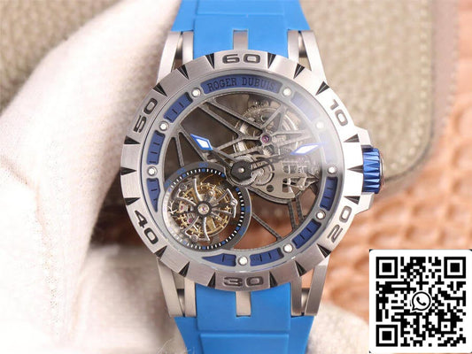 Roger Dubuis Excalibur Spidr RDDBEX0479 1:1 Best Edition JB Factory Tourbillon Skeleton Dial