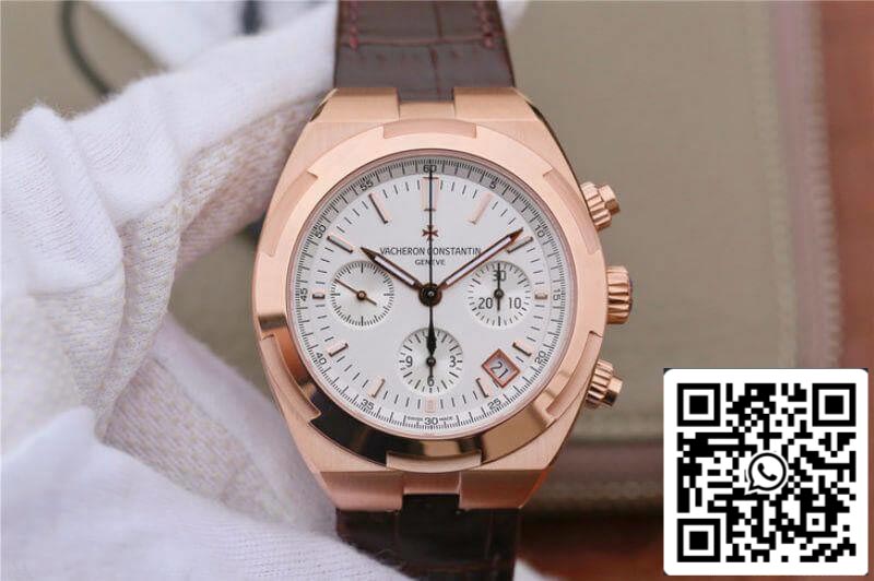 Vacheron Constantin Overseas 5500V/000R-B074 8F Factory 1:1 Migliore edizione svizzera ETA7750 quadrante argento