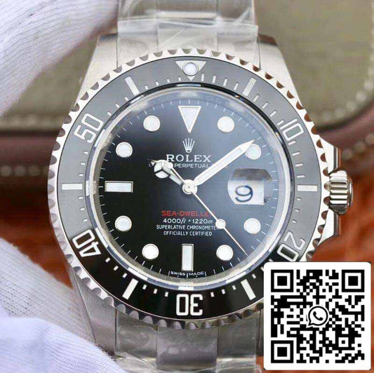 Rolex Sea-Dweller 126600 43 mm Noob Factory V9 Versión 1:1 Mejor edición Correa de acero inoxidable suiza ETA3235