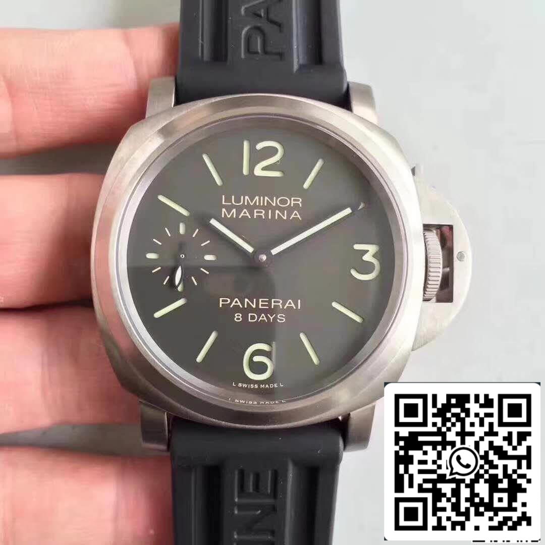 Panerai Luminor PAM510 ZF Factory Men Watches 1:1 Best Edition Swiss ETA P5000 Black Rubber Strap