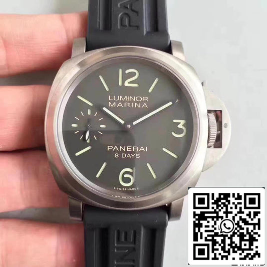 Panerai Luminor PAM510 ZF Factory Uomo Orologi 1: 1 Best Edition svizzero ETA P5000 cinturino in caucciù nero