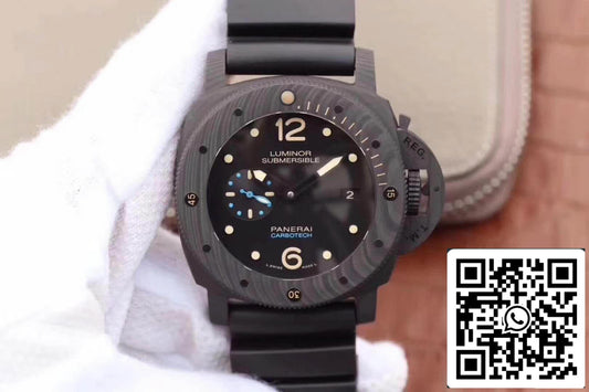 Panerai Luminor Submersible PAM616 VS Factory 1:1 Best Edition Swiss ETA P9000 Superlumed Black Dia