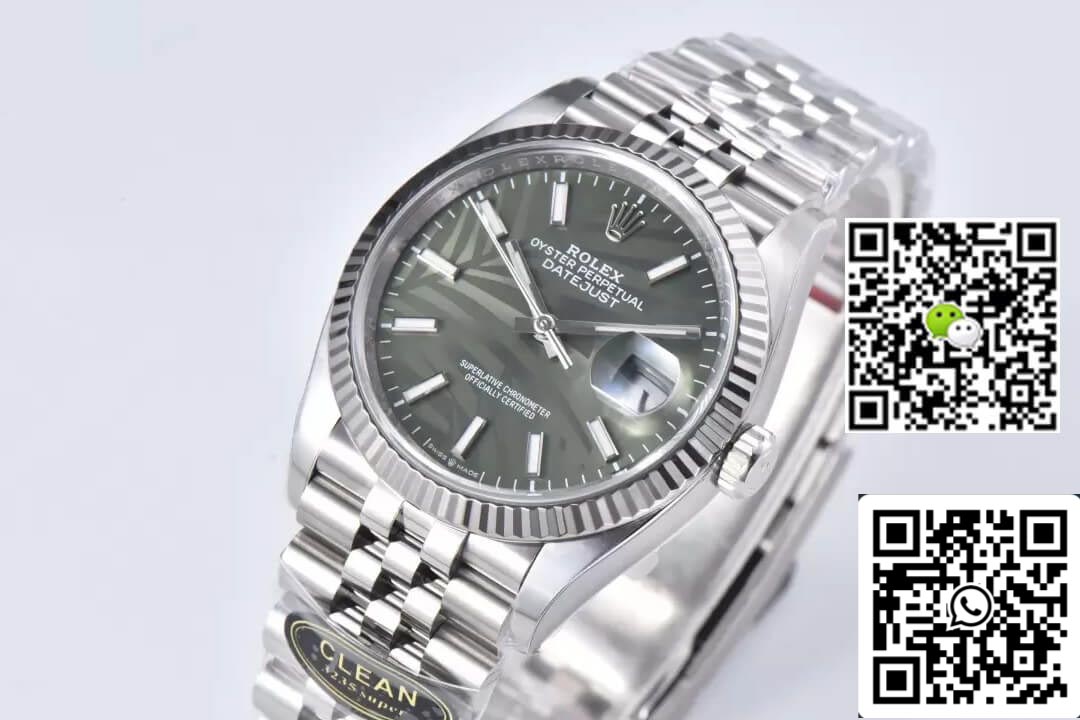 Rolex Datejust M126234-0047 36MM 1:1 Best Edition Quadrante verde fabbrica pulita