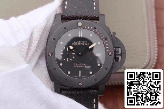 Panerai Luminor Submersible PAM508 VS Factory 1:1 Best Edition Swiss ETA P9000 quadrante nero superluminato