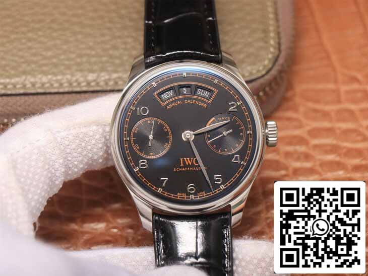 IWC Portugieser Pisa versione 1:1 Best Edition YL Factory quadrante nero