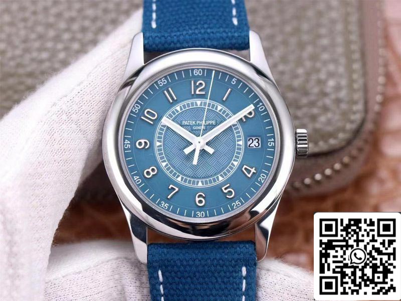 Patek Philippe Calatrava 6007A-001 1:1 Best Edition ZF Factory quadrante blu