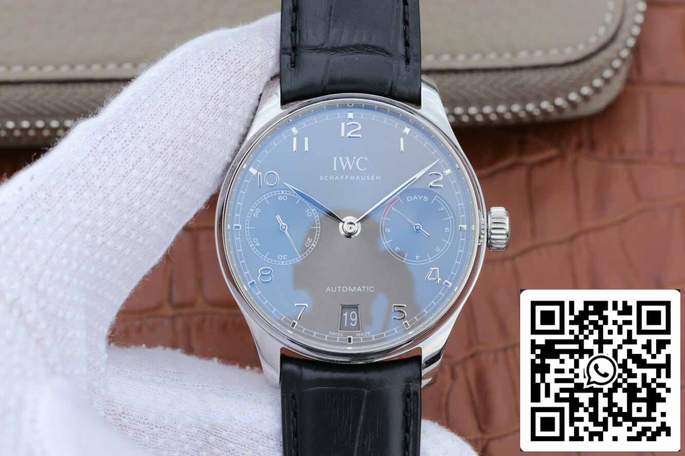 IWC portoghese IW500705 1:1 Best Edition ZF Factory V5 quadrante grigio chiaro