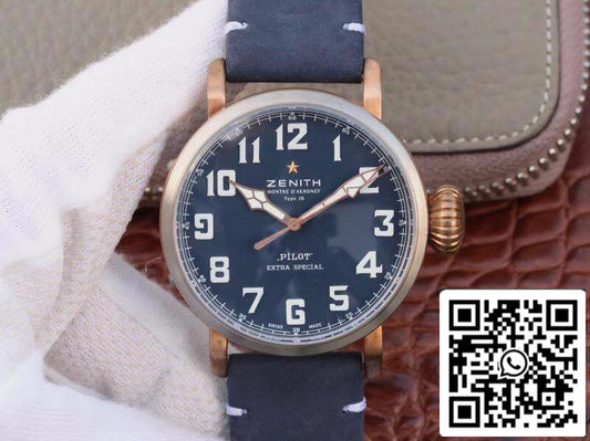 Zenith Pilot Type 20 Extra Special XF Factory 1:1 Mejor Edición Suiza ETA9015