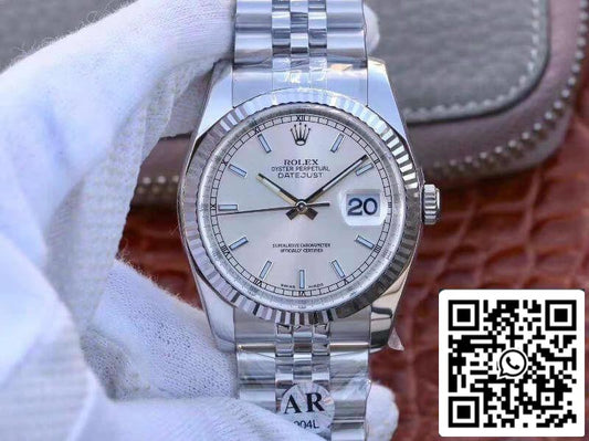 Rolex Datejust II 36 126334 AR Factory 1:1 Best Edition svizzero ETA3135 quadrante rodio