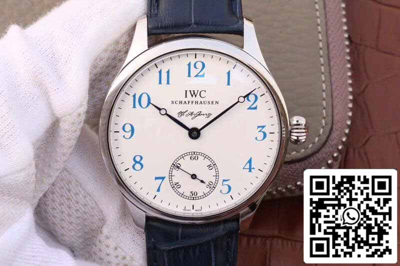 IWC Portugieser IW544203 GS Factory 1:1 Mejor Edición Suiza ETA6498 esfera blanca