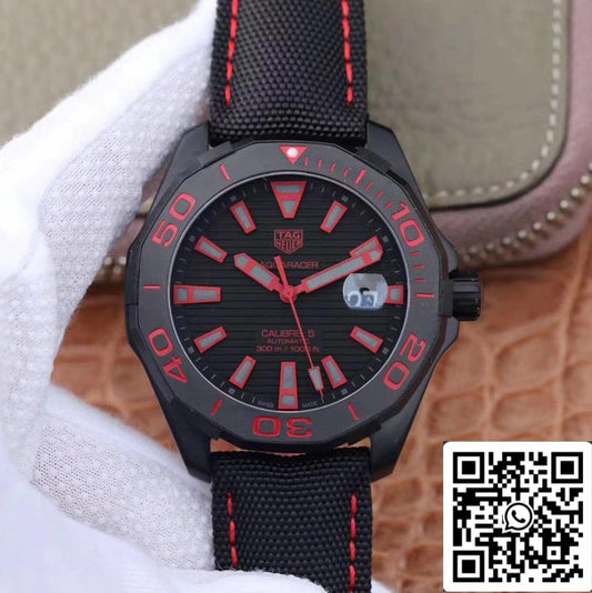 Tag Heuer Aquaracer WAY208C.RHZ4937 1:1 Mejor edición V6 Factory esfera negra suiza