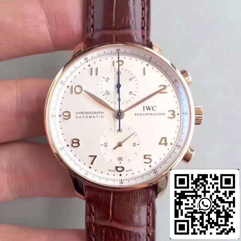 IWC Cronógrafo portugués IW371445 ZF Factory 1:1 Mejor edición suiza ETA7750